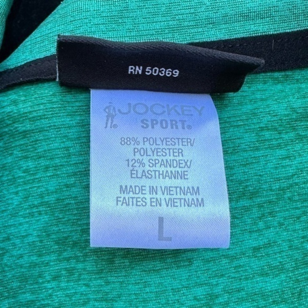 Jockey Sport Men’s Performance Half Zip Pullover (Green) (NWOT) - Picture 8 of 9